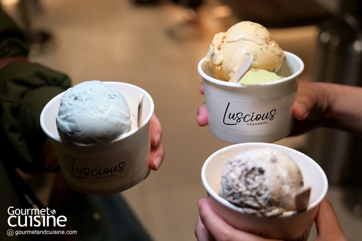 Luscious Creamery ร้านไอศกรีมโฮมเมดรสครีมมีแห่งโลกไอจี สู่สาขาแรกที่เซ็นทรัลเวิลด์