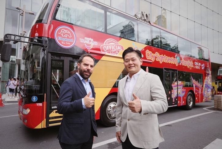 “City Sightseeing” รถบัสชมเมืองถึงเมืองไทยแล้ว! จับมือ “Elephant Bus Tours” ปลุกกระแสนั่งรถบัสเปิดประทุนชมเมือง