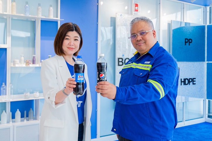 ซันโทรี่ เป๊ปซี่โค ประเทศไทย ผลักดัน Bottle-to-Bottle Recycling  พาบุกโรงงานรีไซเคิลเม็ดพลาสติกคุณภาพสูง