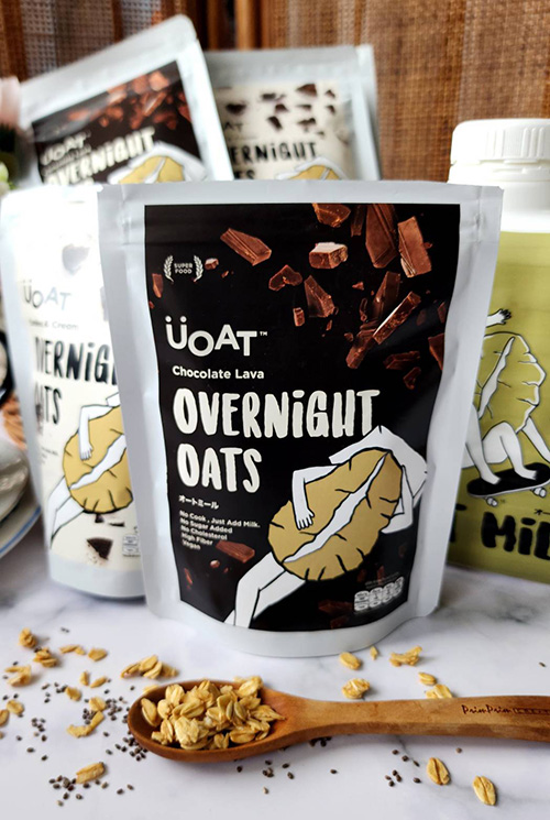 เปิดตัวความอร่อยใหม่!! Overnight Oat แบรนด์ UOAT ยูโอ๊ต กับ 2 รสชาติ ช็อกโกแลตลาวา และ คุกกี้ แอนด์ ครีม!!!