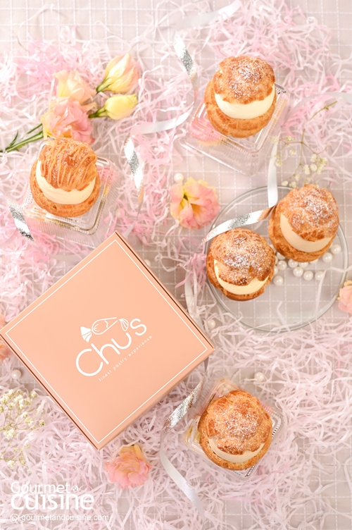 Chu's pastry ร้านชูครีมโฮมเมดไส้ล้น ใส่ใจทุกกล่องก่อนส่งถึงมือคนพิเศษ