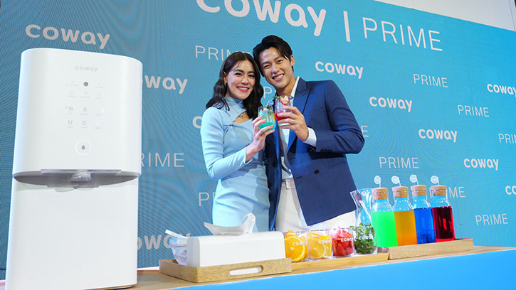 หวานจนต้องร้องว้าว! หมาก ปริญ – คิมเบอร์ลี่ ร่วมงาน “COWAY Just Drink Day” เปิดตัวนวัตกรรมเครื่องกรองน้ำ “COWAY PRIME”