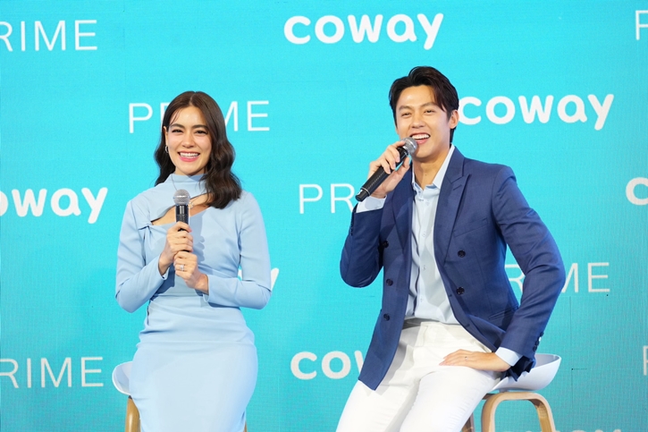 หวานจนต้องร้องว้าว! หมาก ปริญ – คิมเบอร์ลี่ ร่วมงาน “COWAY Just Drink Day” เปิดตัวนวัตกรรมเครื่องกรองน้ำ “COWAY PRIME”