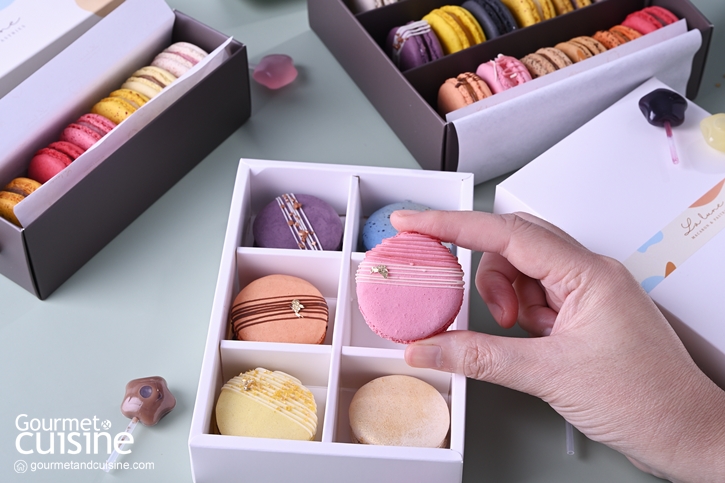 น่ารักสุดใจ La Lune Macaron & Pastries มาการองสีหวานจับคู่กับซอสม็อกเทล