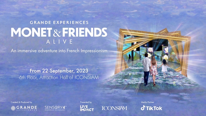 เตรียมพบกับประสบการณ์ Immersive Exhibition ครั้งใหม่ “Monet & Friends Alive Bangkok” ปฐมบทแห่งความรื่นรมย์ที่มิอาจลืมเลือน