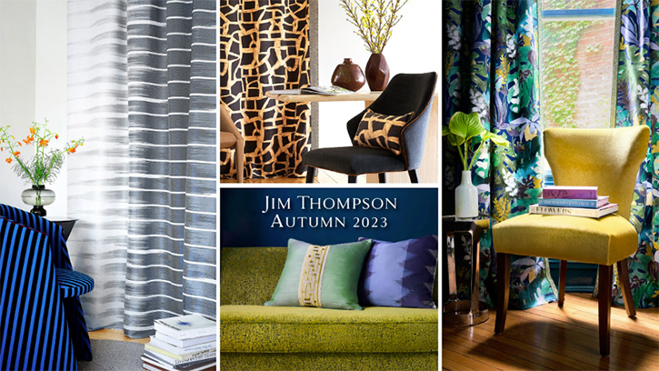 จิม ทอมป์สัน เปิดตัวคอลเลกชันผลิตภัณฑ์ผ้าตกแต่งบ้านประจำฤดูใบไม้ร่วง  เปิดประสบการณ์การท่องโลกผ่านผืนผ้าอันงดงามหลากสไตล์
