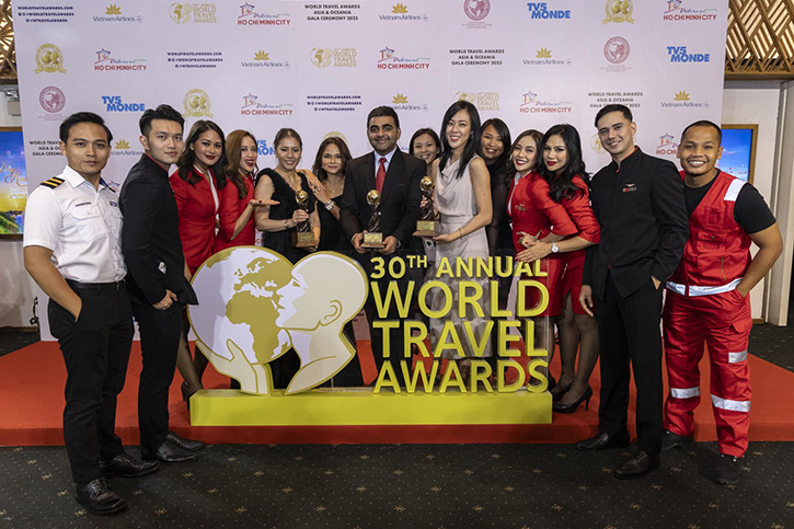 แอร์เอเชีย และ airasia Superapp ชนะรางวัลใหญ่ World Travel Awards Asia ประจำปี 2566