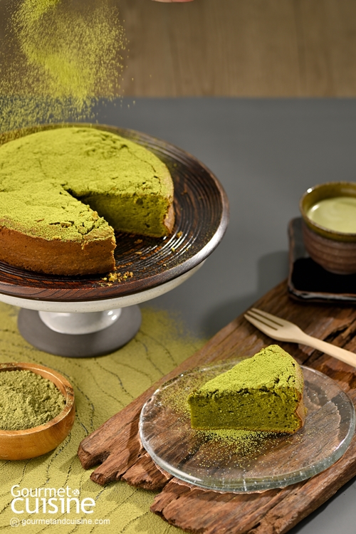 Matcha Gâteau au Chocolate เค้กช็อกโกแลตชาเขียว