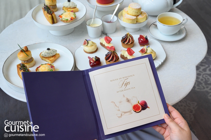 “Rouge de Bordeaux Figs Afternoon Tea” ชุดน้ำชายามบ่ายลูกฟิกแห่งเมืองบอร์โด 