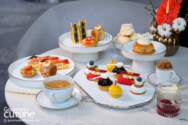 จิบชายามบ่ายใต้ต้นคริสต์มาสสีขาวที่ Park Hyatt Bangkok กับ “Festive Afternoon Tea”