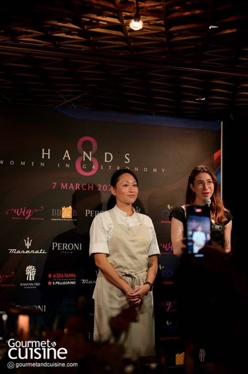 ล่องเรือเจ้าพระยาพร้อมชิมอาหารฝีมือเชฟหญิงในงาน 8-Hand women in Gastronomy 