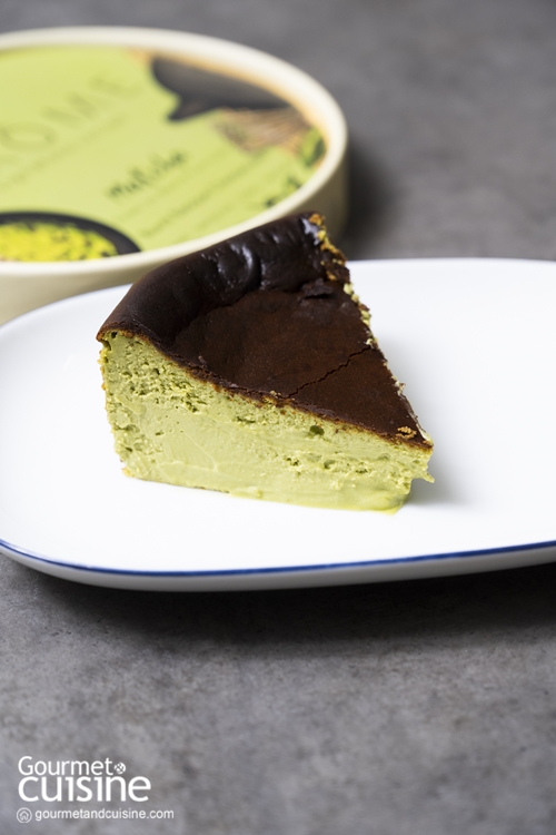 เปิดตัวครั้งแรกในไทย “Matcha Basque Cheesecake” ชีสเค้กหน้าไหม้ชาเขียวอูจิ จาก Jerome Cheesecake 