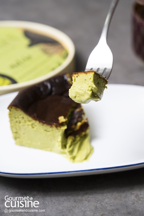 เปิดตัวครั้งแรกในไทย “Matcha Basque Cheesecake” ชีสเค้กหน้าไหม้ชาเขียวอูจิ จาก Jerome Cheesecake 