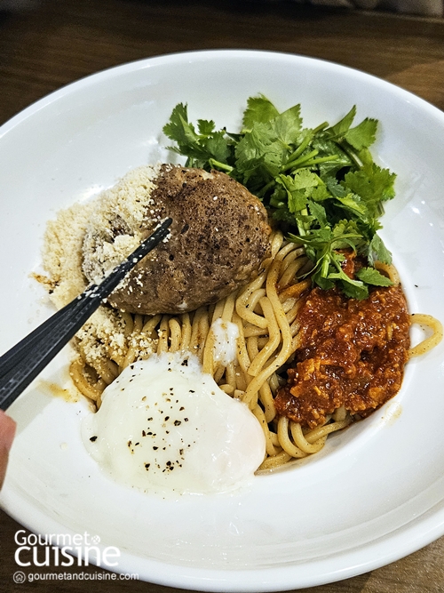 “Spicy Hamburg Mazesoba” เมนูใหม่ป้ายแดงจาก Ippudo Thailand