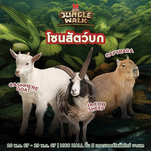 ต้อนรับปิดเทอม เดอะมอลล์ กรุ๊ป จัดงาน “THE MALL LIFESTORE JUNGLE WALK”  ท่องโลกมหัศจรรย์ ชีวิตสัตว์แปลกแดนโบราณ 