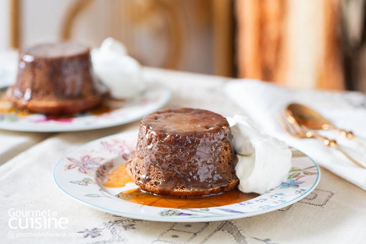 Sticky Toffee Pudding พุดดิงอินทผลัมสูตรคลาสสิกที่มีต้นกำเนิดจากอังกฤษ