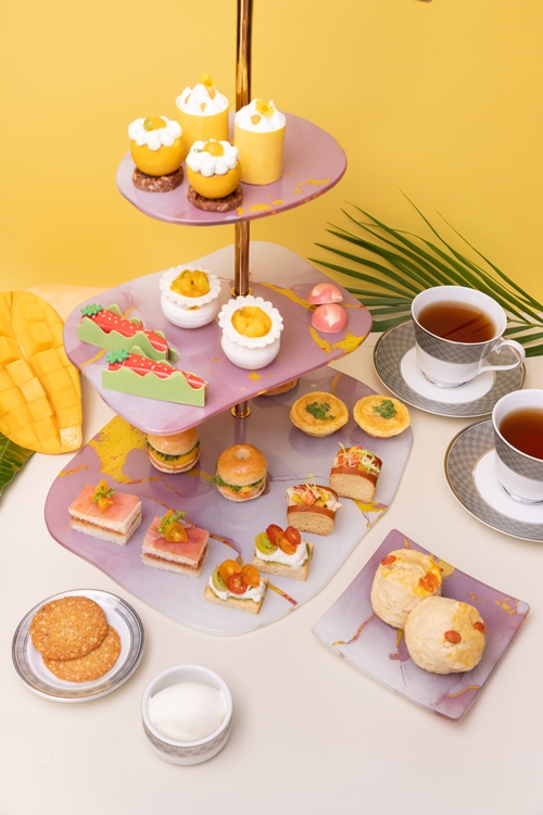 MANGO AFTERNOON TEA รสมะม่วงแสนพิเศษทั้งในของคาวและหวาน @Balcony Lounge, InterContinental Bangkok 