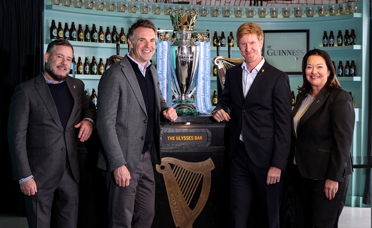 Guinness ประกาศความร่วมมือกับ พรีเมียร์ลีก  ย้ำก้าวแรกในการเป็นผู้สนับสนุนอย่างเป็นทางการของการแข่งขันฟุตบอลระดับโลก