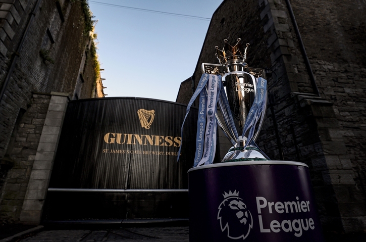 Guinness ประกาศความร่วมมือกับ พรีเมียร์ลีก  ย้ำก้าวแรกในการเป็นผู้สนับสนุนอย่างเป็นทางการของการแข่งขันฟุตบอลระดับโลก