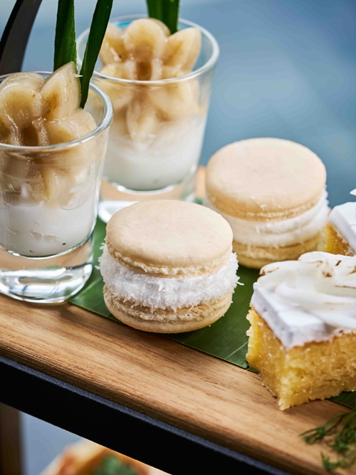 อร่อยเพลินชุดน้ำชายามบ่าย Coconut Heaven Afternoon Tea" ที่เดอะ ล็อบบี้ เดลี่ โรงแรมคอร์ทยาร์ด บาย แมริออท กรุงเทพฯ สุวรรณภูมิ แอร์พอร์ต