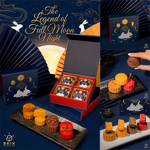 BRIX Dessert Bar ร่วมเฉลิมฉลองเทศกาลไหว้พระจันทร์ ด้วยเซ็ตขนม “The Legend of Full Moon Night” พร้อมเสิร์ฟ 4 รสชาติสุดพรีเมียม