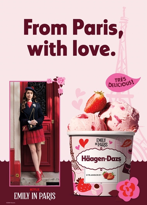 Häagen-Dazs เปิดตัวคอลเล็กชันไอศกรีมใหม่ Emily in Paris  พร้อมให้แฟน ๆ ชาวไทย ลิ้มรสความอร่อยระดับพรีเมี่ยมสไตล์ปารีสแล้ววันนี้