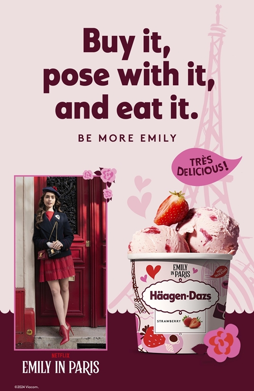 Häagen-Dazs เปิดตัวคอลเล็กชันไอศกรีมใหม่ Emily in Paris  พร้อมให้แฟน ๆ ชาวไทย ลิ้มรสความอร่อยระดับพรีเมี่ยมสไตล์ปารีสแล้ววันนี้