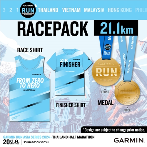 โค้งสุดท้าย! GARMIN ชวนสมัครงานวิ่งแห่งปี  GARMIN RUN THAILAND 2024 ถึง 30 กันยายน 67 นี้เท่านั้น