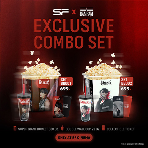 ครั้งแรกกับคอมโบเซ็ตสุดเอ็กซ์คลูซีฟของ แบมแบม BamBam  กับ SF x BAMBAM EXCLUSIVE COMBO SET พร้อมแล้วที่ เอส เอฟ ทั่วประเทศ