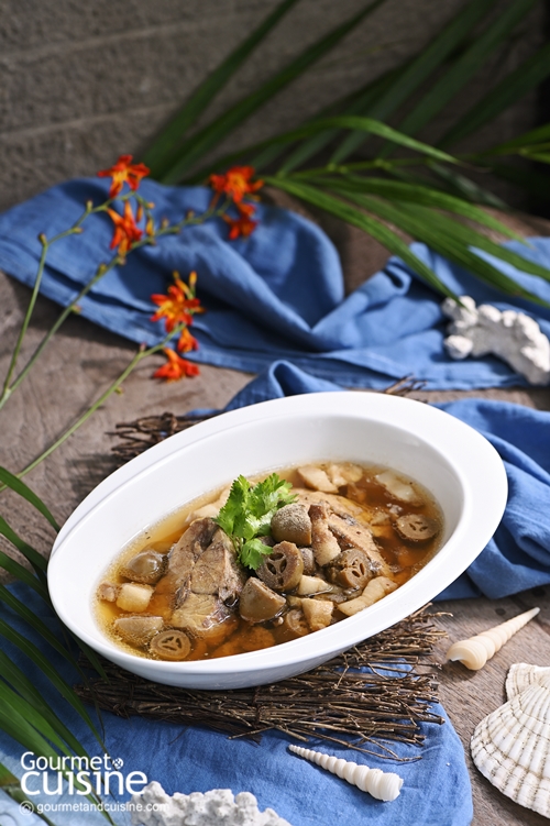 ปลาต้มลูกกาน้า Fish Soup with Chinese Olive สูตรโดย คุณเจริญจิต นาสุวรรณ