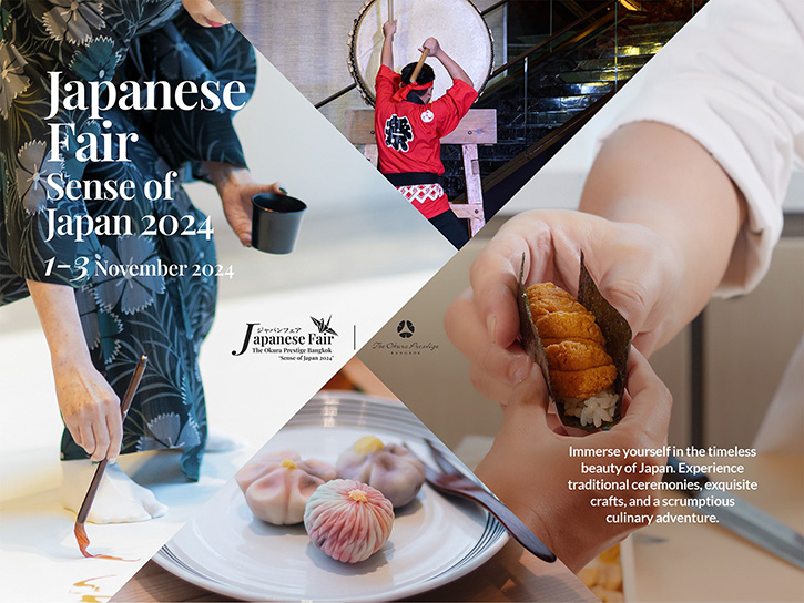 Japanese Fair – Sense of Japan 2024 ดื่มด่ำวัฒนธรรมญี่ปุ่นกับงานประจำปีที่ The Okura Prestige Bangkok