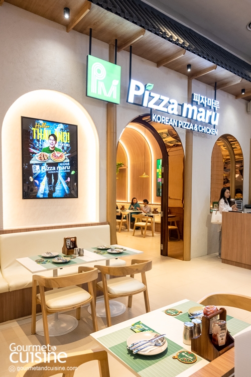 Pizza Maru ร้านพิซซ่าแป้งออร์แกนิกแห่งดินแดนกิมจิ สาขาแรกของเมืองไทยที่ Central World