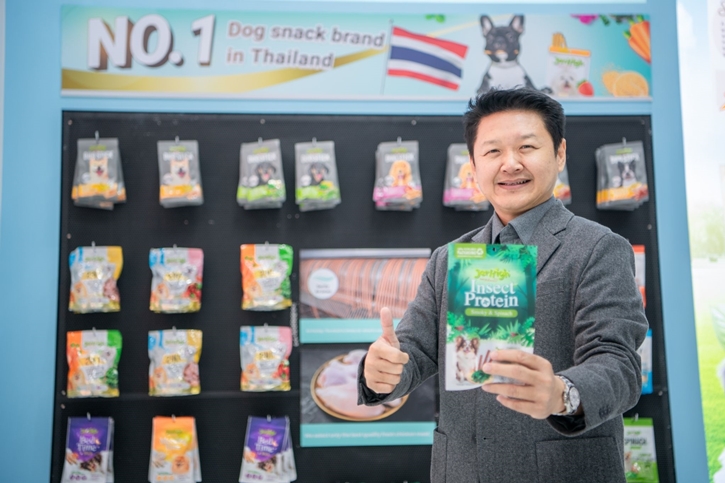 JerHigh เปิดตัวขนมสุนัขสูตรพรีเมียม โปรตีนจากแมลง ในงาน Pet Fair South East Asia 2024