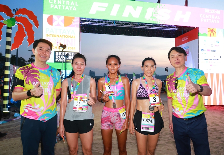 สนุกเต็มอิ่มริมหาดพัทยา! นักวิ่งกว่า 5,000 ชีวิต ในงาน "PATTAYA INTERNATIONAL BIKINI BEACH RACE 2024"