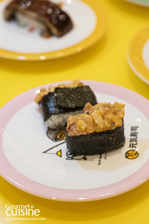 Genki Sushi ซูชิสายพานบนรถไฟความเร็วสูง แลนด์ดิ้งมาที่ CentralwOrld สาขาแรกของเมืองไทย