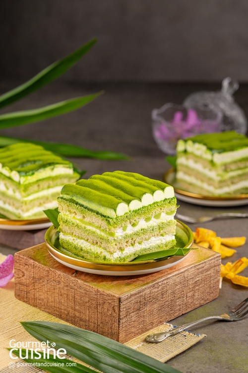 ทีรามิสุครีมใบเตย Pandan Tiramisu 