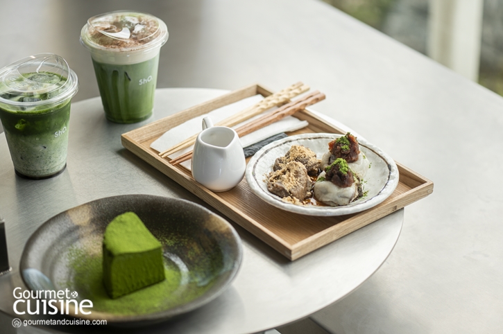 SHO cozyhouse คาเฟ่มัตฉะพรีเมียมในบ้านสไตล์มินิมอลโคซีในซอย รัชดา 44