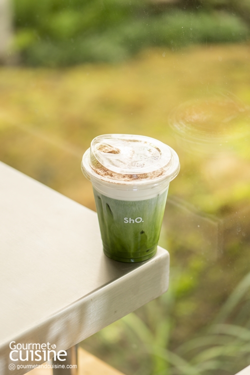 SHO cozyhouse คาเฟ่มัตฉะพรีเมียมในบ้านสไตล์มินิมอลโคซีในซอย รัชดา 44