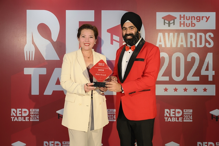 โออิชิ แกรนด์ คว้ารางวัล BEST BUFFET RESTAURANT จาก HUNGRY HUB RED TABLE AWARDS 2024