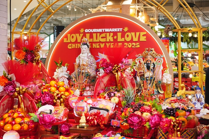 กูร์เมต์ มาร์เก็ต และ กูร์เมต์ อีทส์  ฉลองตรุษจีน  “JOY LUCK LOVE  CHINESE NEW YEAR 2025” เปิดตัว 7 ชุดไหว้ถูกหลัก มหาเฮง  รวมเมนูมงคลร้านดังกว่า 100 เมนู